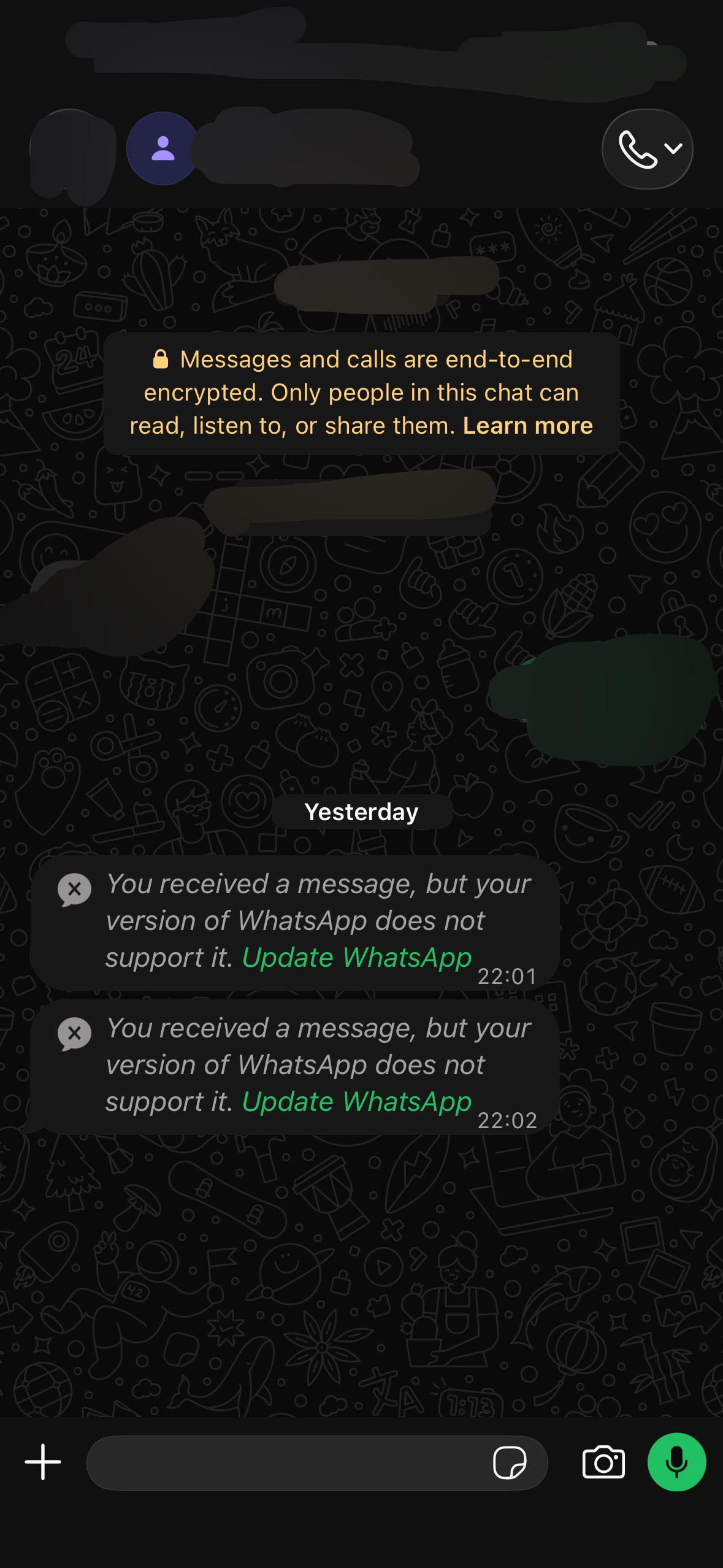 How it displays on recent versions